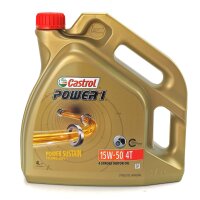 Engine oil Castrol POWER1 4T 15W-50 4l for model: Ducati Desert X 950 3X 2024