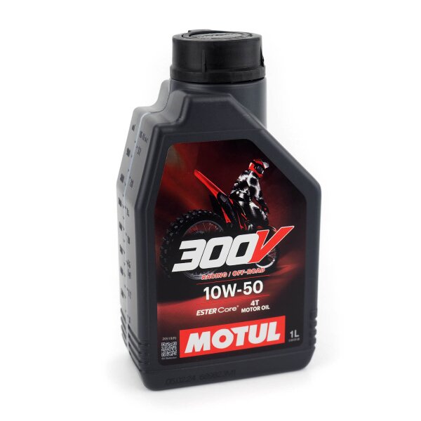 Engine Oil MOTUL 300V&sup2; 4T Factory Line 10W-50 for Ducati 1198 S Corse (H7) 2010