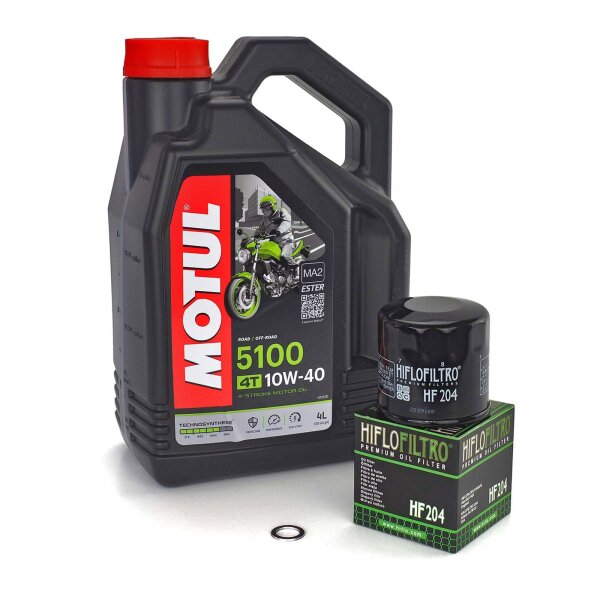 Motul Engine Oil Change Kit Configurator with Oil  for Yamaha FZ1 N RN16 2015 for model:  Yamaha FZ1 N RN16 2015