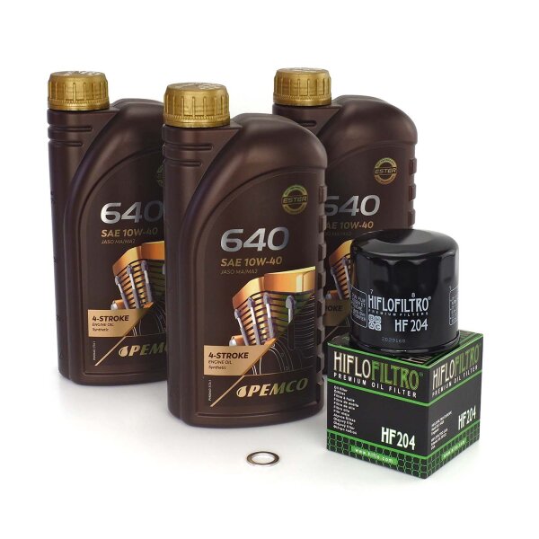 Pemco Engine Oil Change Kit Configurator with Oil  for Triumph Tiger 900 GT Pro C702 2021 for model:  Triumph Tiger 900 GT Pro C702 2021