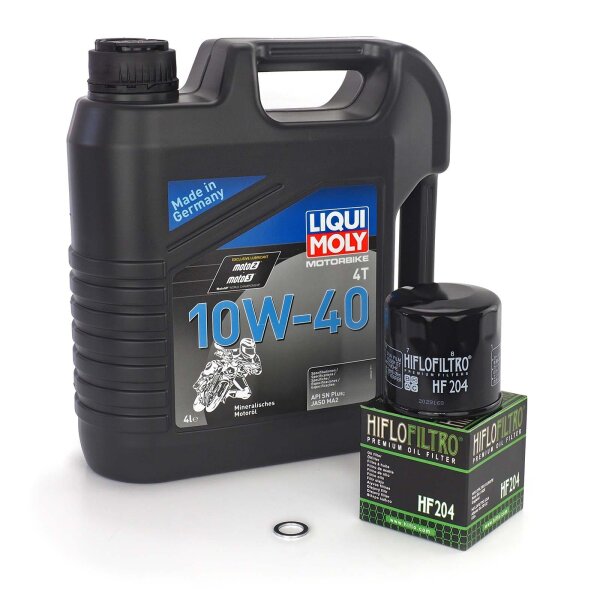 Liqui Moly Engine Oil Change Kit Configurator with for Honda CB 1300 F Super Four SC40 2002 for model:  Honda CB 1300 F Super Four SC40 2002