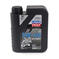 Motorcycle Engine oil Liqui Moly 4T 5W-40 HC Street 1 liter for model: BMW G 310 R ABS (MG31/K03) 2022