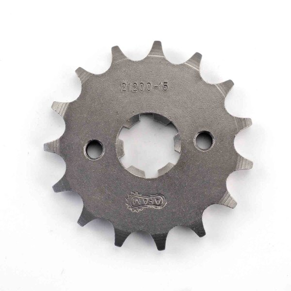 Sprocket steel front 15 teeth for Brixton Sunray 125 ABS (BX125R ABS) 2020