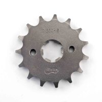 Sprocket steel front 15 teeth for model: Brixton Sunray 125 ABS (BX125R ABS) 2020
