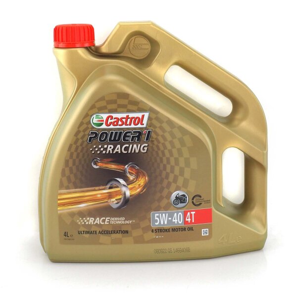 Engine oil Castrol POWER1 Racing 4T 5W-40 4l for Ducati 999 R H4 2005