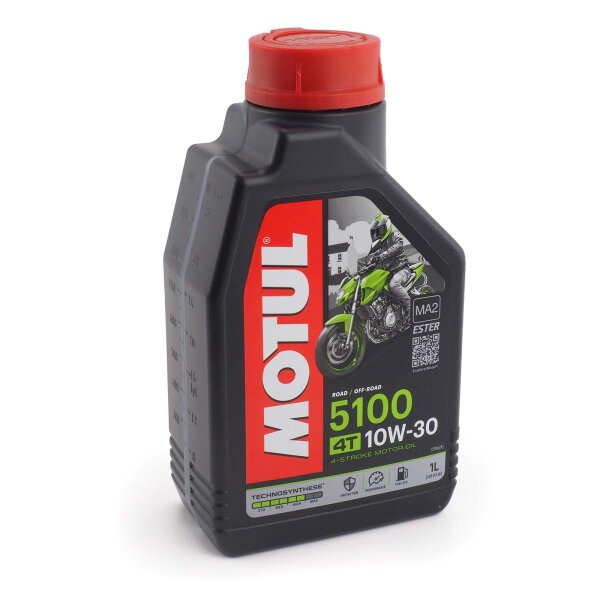 Engine oil MOTUL 5100 4T 10W-30 1l for Honda CB 125 R JC91 2021