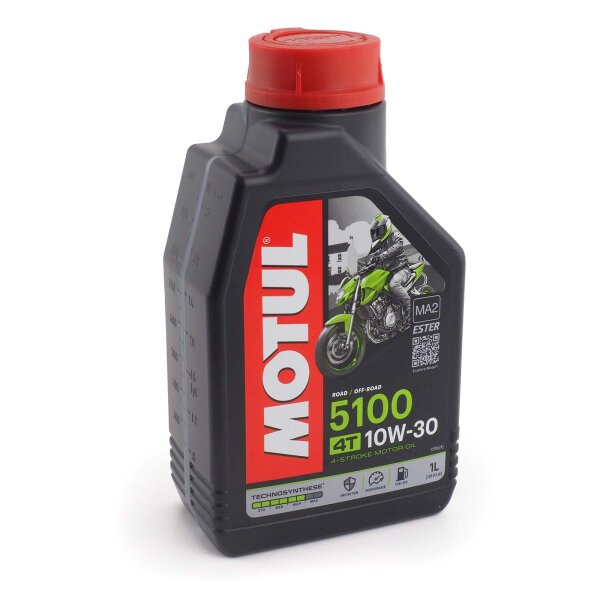 Engine oil MOTUL 5100 4T 10W-30 1l for Honda CB 125 R JC79 2019