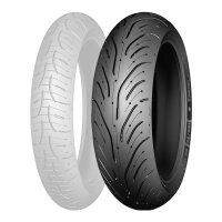Tyre Michelin Pilot Road 4 180/55-17 73W for model: Aprilia SXV 450 VS Supermoto 2013