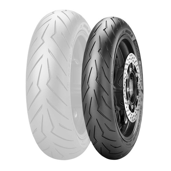 Tyre Pirelli Diablo Rosso III 120/70-17 (58W) (Z)W for KTM Supermoto SMC 690 2009