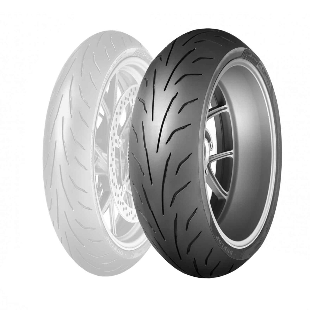 Tyre Dunlop Qualifier Core 180/55-17 (73W) (Z)W, £ 103.27 for Yamaha YZF R7  OW02 1999-2003