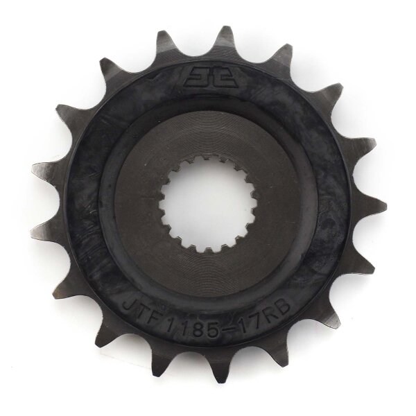 Sprocket steel front rubberised 17 teeth for Triumph Bonneville 900 T100 ABS Black DB02 2018