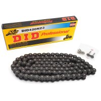 Chain D.I.D standard chain 420NZ3/114 with clip lock for model: Honda CR 80 R HE02 1983