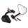 Handlebar end mirror with handlebar end indicator for Triumph Speed Triple 1050 515NV 2011