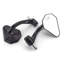 Pair Handlebar end Mirror Raximo BEM-V1 with E-number and... for model: Triumph Thunderbird 900 Sport T309RT 1998