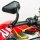 Pair Handlebar end Mirror Raximo BEM-V1 with E-num for Honda CB 1100 A ABS SC65 2016