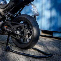 Rear Motorcycle Bike Stand Paddock Stand with Y-Adapter and L-Adapter