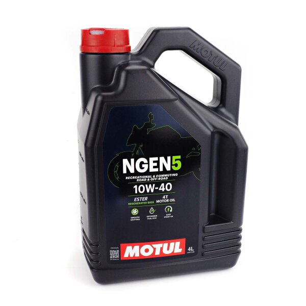 Engine oil MOTUL NGEN 5 10W-40 4T 4l for Kawasaki ER-6F 650 B ABS EX650A 2006