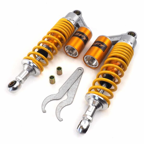 Pair of Shock Absorbers RFY 320 mm top eye down ey for Honda FT 500 PC07 1982-1985