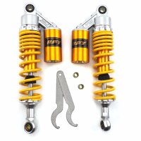 Pair of Shock Absorbers RFY 320 mm top eye down eye for Model:  Benelli 650 650 Quattro 1977-1979