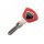 Key blank Red for Triumph Tiger 800 XC A08 2011-2016