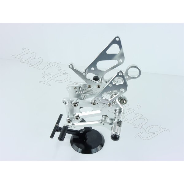 Silver CNC Aluminium Racing Footpeg for BMW HP4 1000 Competition ABS (K10/K42) 2013