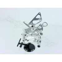 Silver CNC Aluminium Racing Footpeg for model: BMW HP4 1000 Competition ABS (K10/K42) 2014