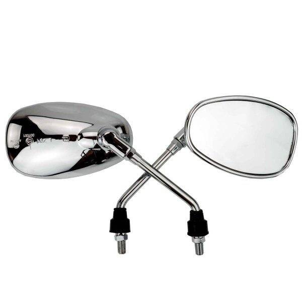 E-marked Chrome Mirror 10mm Thread for Honda CB 1100 EX SA ABS SC65 2015