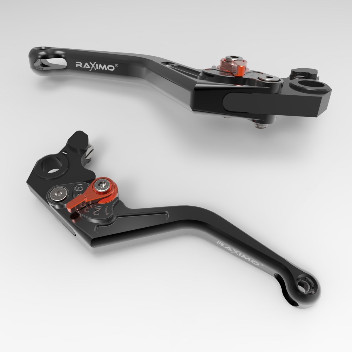 Brake and Clutch Levers shorty T&Uuml;V approved for 